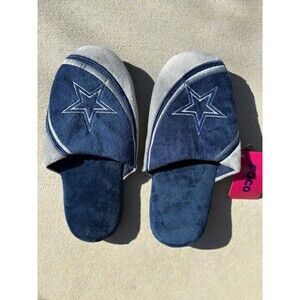FOCO Dallas Cowboys Memory Foam Slide Mule Slippers mens size Medium (9-10)
